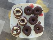 Una foto de donuts avena