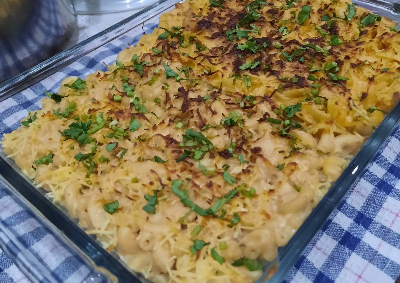 Half and Half Baked Mac and Cheese (Classic + Tuna)