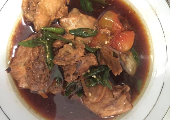 Semur ayam mudah dan sederhana