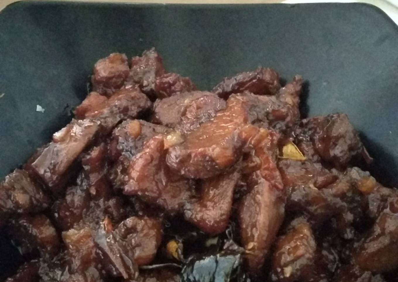 Daging sapi bumbu kecap sederhana