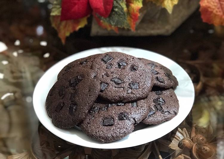 Cara Membuat Keto Double Choco Chips Cookies  #keto #lowcarb #sugarfree #glutenfree, Enak
