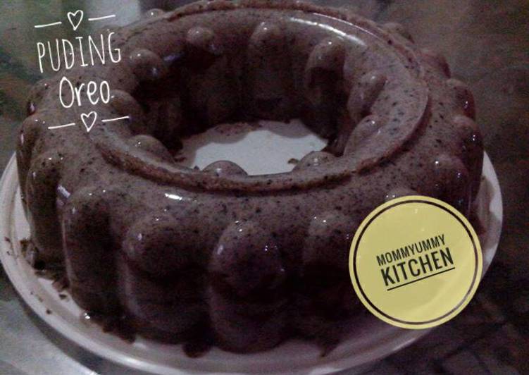 Resep Puding Cokelat Oreo yang nikmat