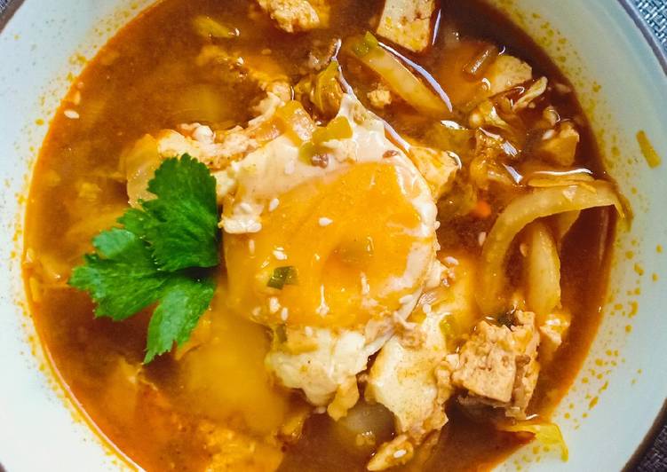 Sundubu jjigae simple enak