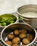 Cà tím nhồi thịt xay tôm