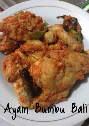 Foto resep Ayam bumbu Bali