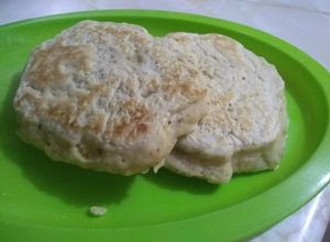Una foto de Gorditas saladas de orégano tipo pancakes