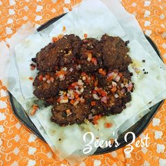 A picture of Mutton and Beef Mixed Chapli Kababs in 30 minutes.