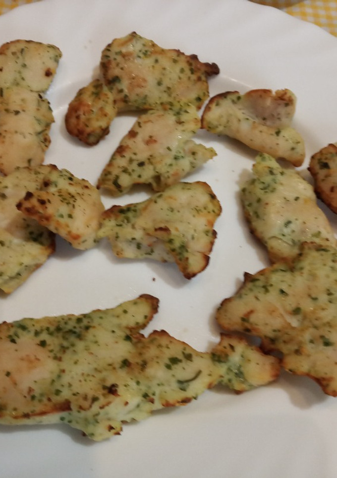 Una foto de Bocaditos de pollo marinados en Freidora de Aire o al Horno
