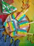 Rainbow Popsicle Cake