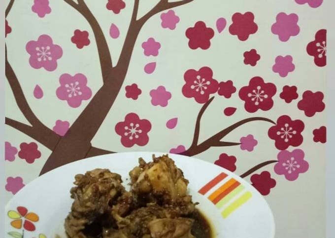 Ayam kecap pedas manis simple