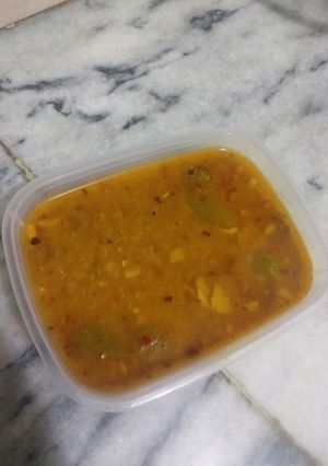 A picture of Red masoor dal.
