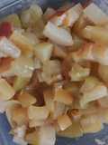 Compota de frutas con pectina