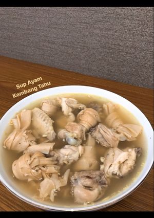 Foto resep Sup Ayam Kembang Tahu