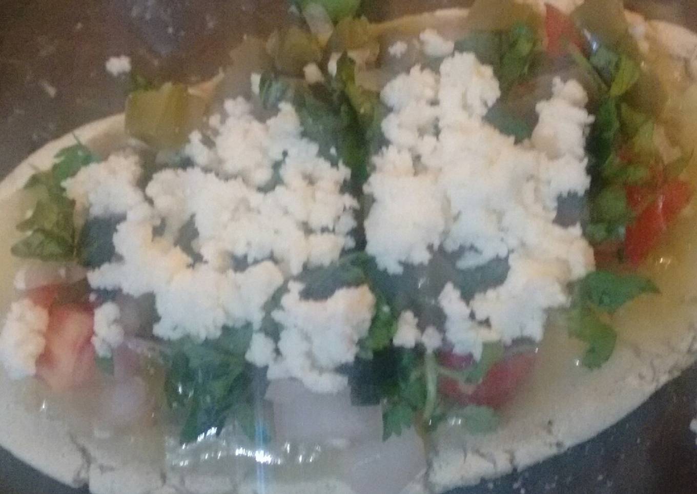 Tlacoyos con nopales