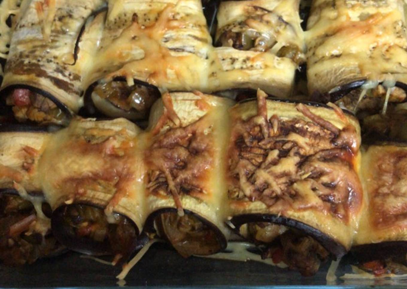 Canelones de berenjena