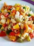 Pasta fresca multicolor