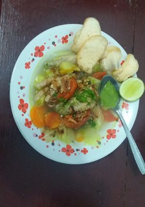 Foto resep Sop ceker + kepak ayam