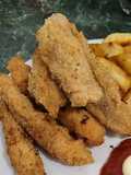 Bastones de pollo crispy a la mostaza🍗❤️‍🔥