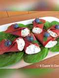 Involtini di affettato Muscolo di Grano con formaggino alle erbe