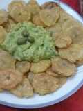 Tostones con aguacate