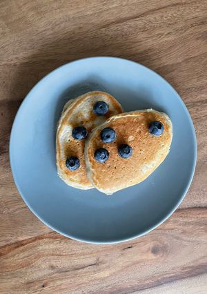 Une photo de Pancakes américain et healthy