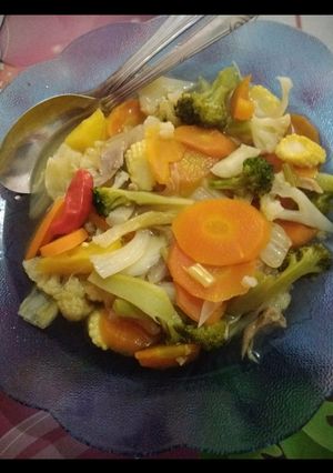 Foto resep Resep Capcay Ayam Nanas