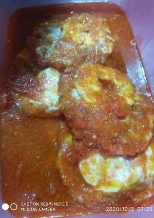 Foto resep Telur ceplok masak tomat