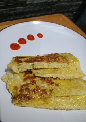 Foto resep Telur Dadar Sayuran