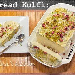 A picture of Bread Kulfi: (Bread Ice cream):.