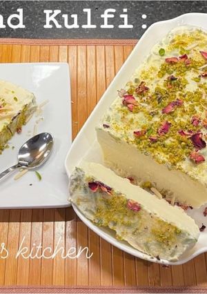 A picture of Bread Kulfi: (Bread Ice cream):.