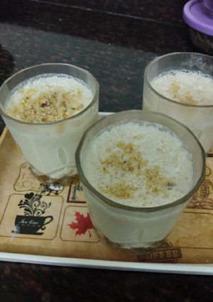 A picture of Butter scotch milk shake.