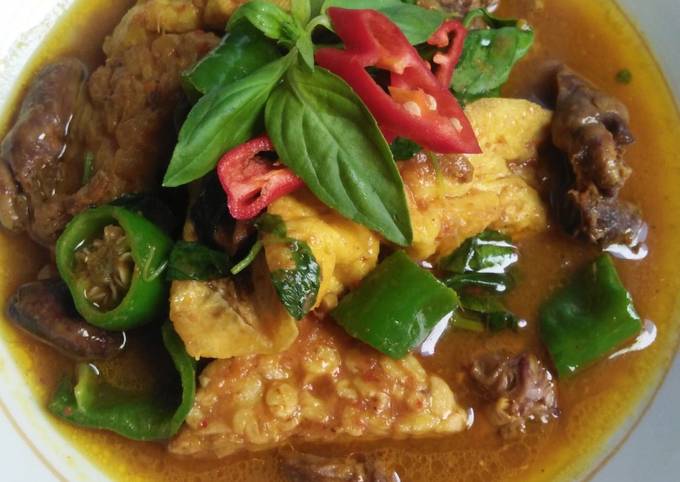 Cara Mudah Sekali Menyiapkan Jantung Ayam Masak Santan