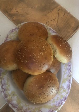 صورة لوصفة خبز البرجر