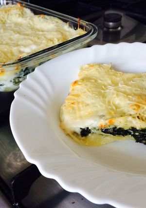 Foto principal de Canelones o lasaña de espinacas