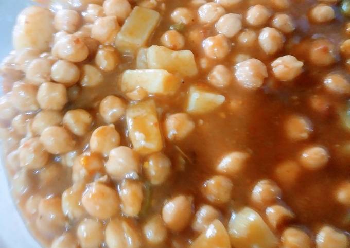 Recipe of Homemade Simple masala chana chat
