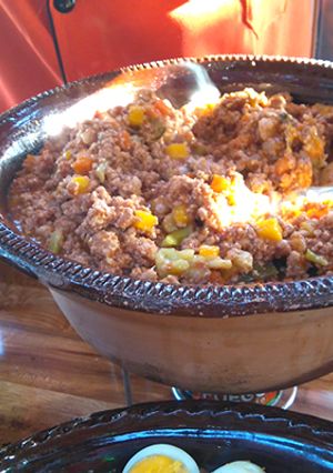 Una foto de Picadillo de Res