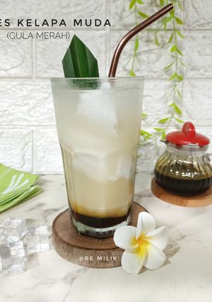 Foto resep 641. Es Kelapa Muda Gula merah
