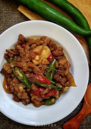 Foto resep Tumis Daging Pedas