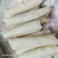 A picture of Chicken rolls.