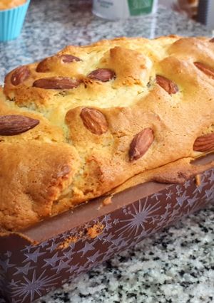 Una foto de Budín de vainilla y almendras