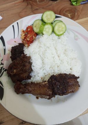 Foto resep Ayam bumbu hitam madura