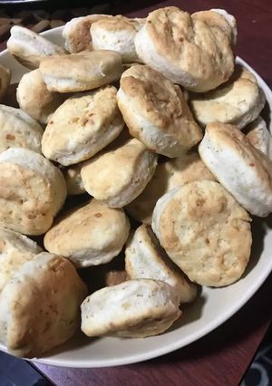 Una foto de Scones de queso y ajo deshidratado