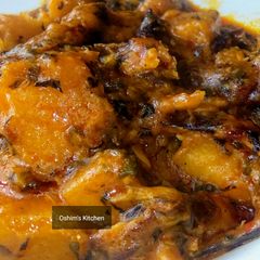 A picture of Porridge Yam.Yam is one of my favorite carbohydrates. Be it boiled, fried, roasted or as porridge.