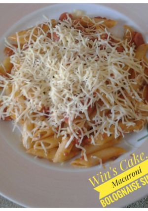 Foto resep Macaroni Bolognaise Simpel