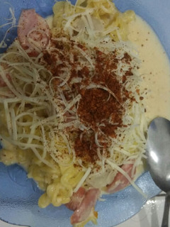 Foto resep Indomie carbonara ala mama zaio
