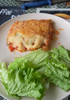 Une photo de Hachis parmentier au poulet et légumes