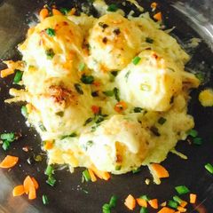 A picture of Baked Cheesy baby potato.