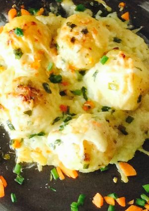 A picture of Baked Cheesy baby potato.