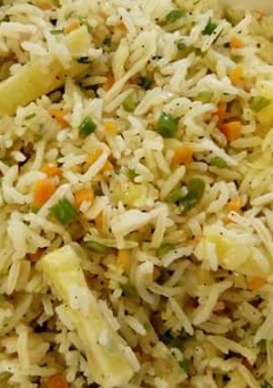 A picture of Vegetable Fried Rice#MyRiceDishContest.