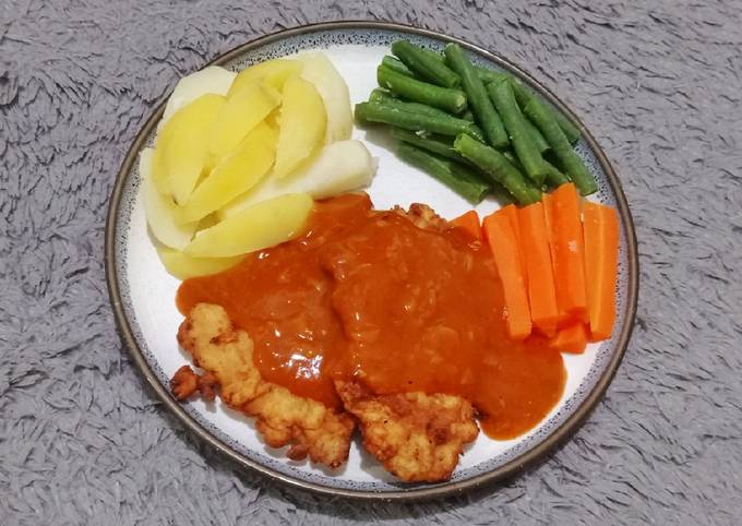 Langkah Mudah untuk Menyiapkan Chicken Steak dengan Saos Racikan Sendiri Anti Gagal